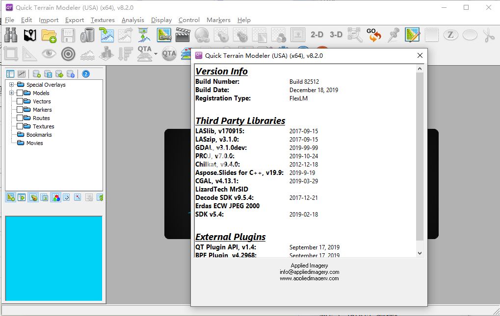 Quick Terrain Modeller破解版下载Applied Imagery Quick Terrain Modeller 8.2